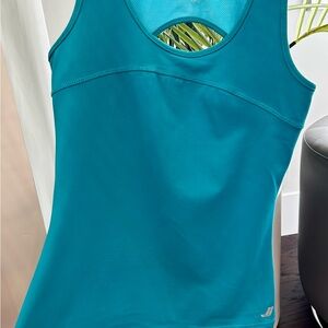 Size small set Joe Fresh Blue Athletic Tank Top and shorts